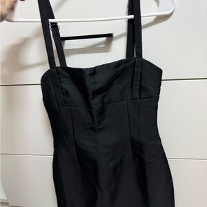Beckett mini dress form fitting dress in black